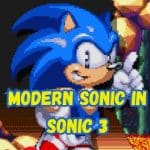 Modern Sonic in Sonic 3